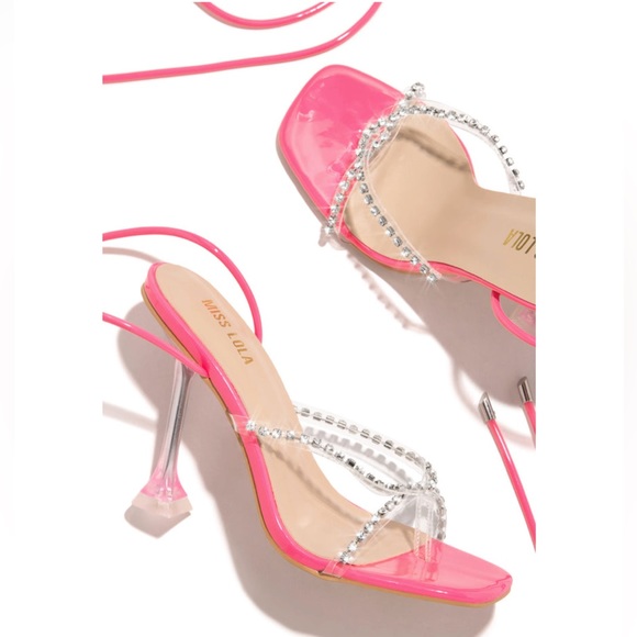 Miss Lola Shoes - PINK HEELS (NWOT)